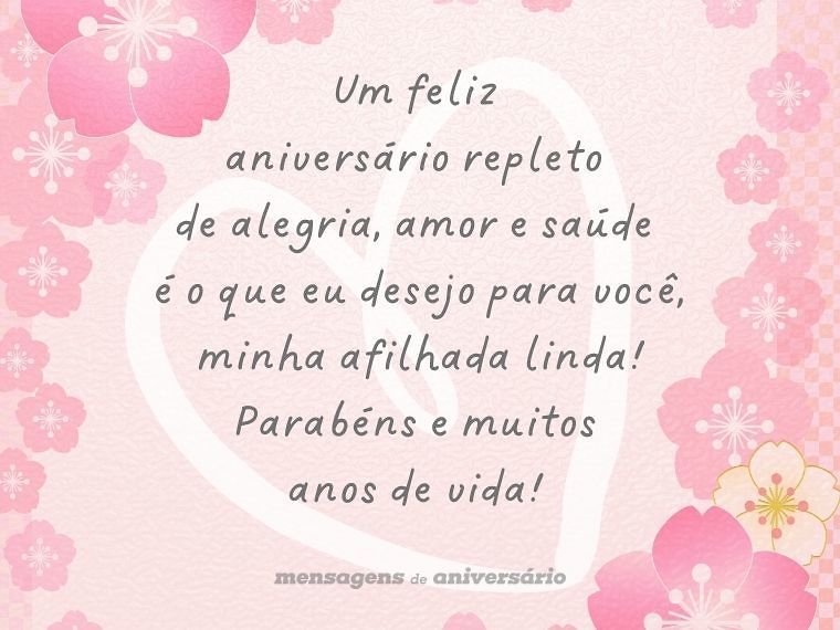 frases de madrinha para afilhada adulta