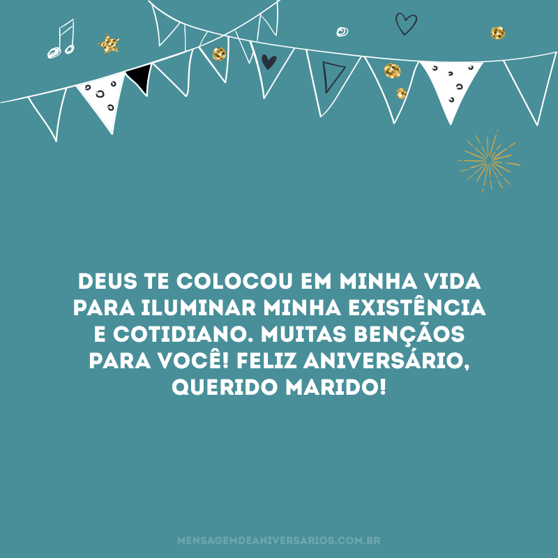 mensagem de aniversário para marido cristão
