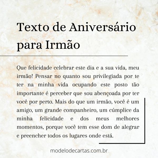 irmão mais novo feliz aniversário