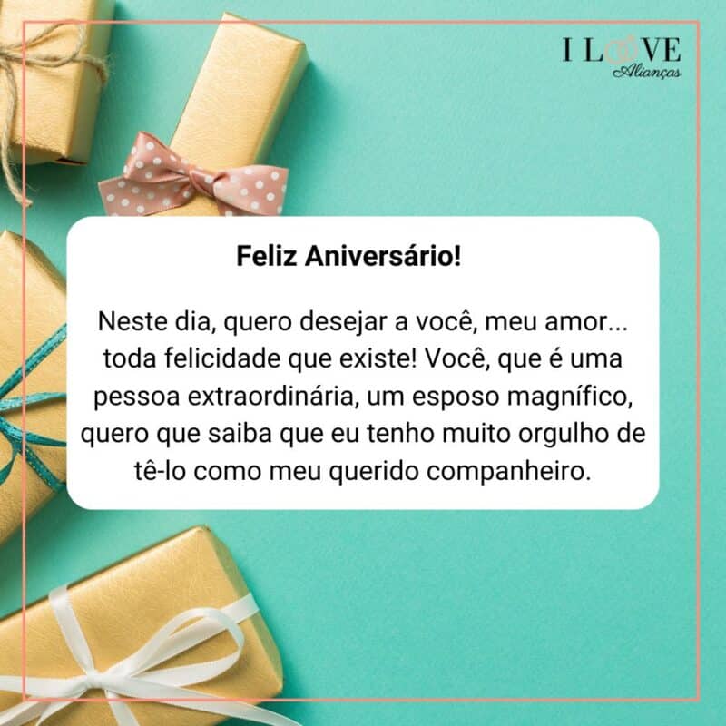 como desejar feliz aniversário para marido e pai