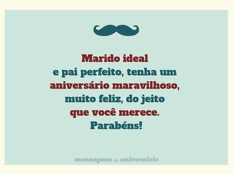 cartão de aniversário para marido que é pai