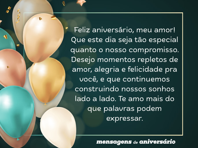 parabéns para meu esposo
