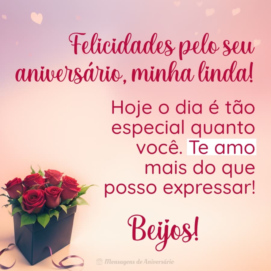 textos de aniversário para companheira