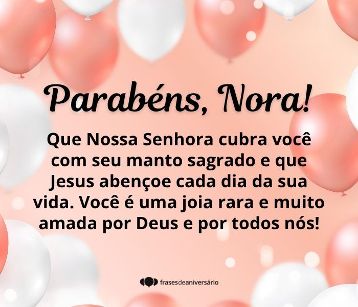 mensagem carinhosa para nora