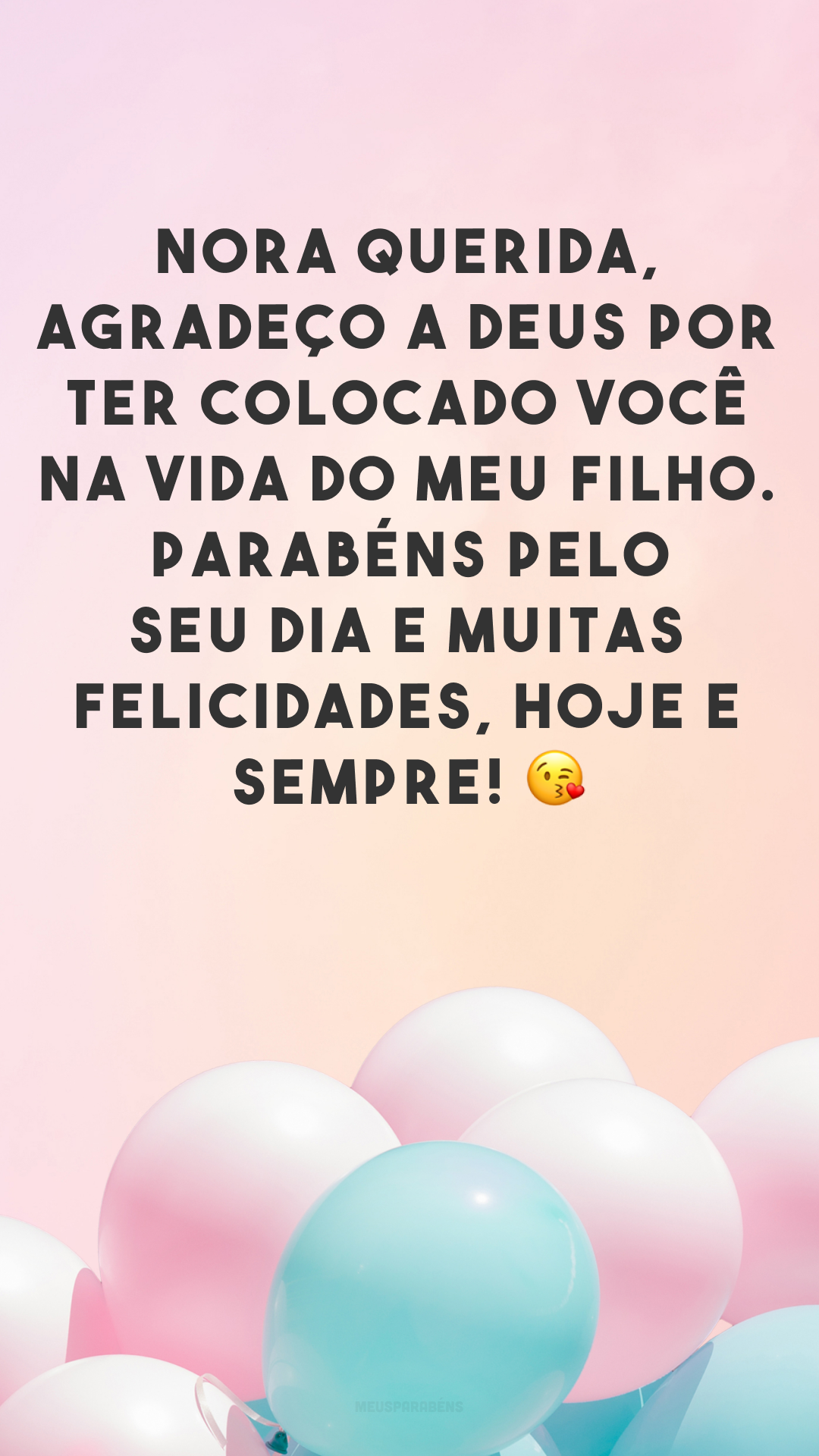 mensagem religiosa para nora