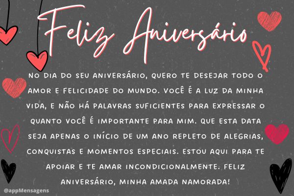 te amo feliz aniversário