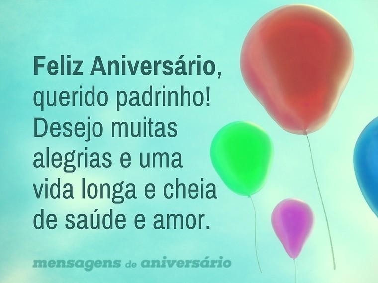 mensagem aniversário padrinho engraçada