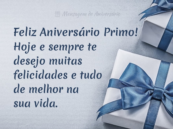 feliz aniversário primo irmão