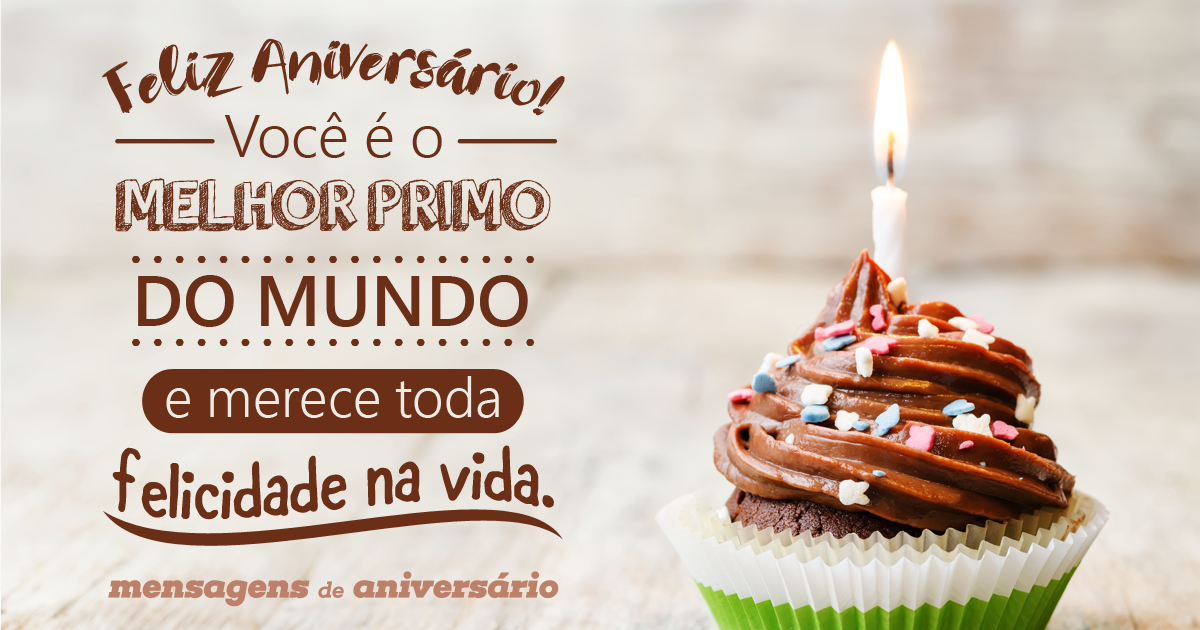 frases de aniversário para primo engraçadas