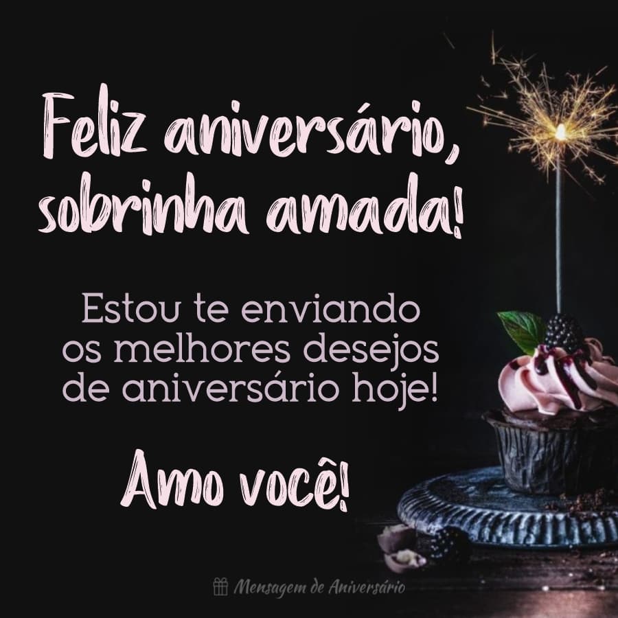 mensagem de aniversário para afilhada e sobrinha querida