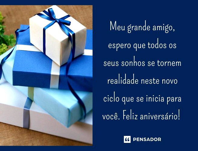 mensagem de aniversário para amigo que mora longe