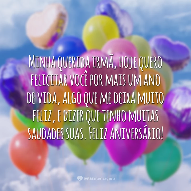 mensagens de aniversário religiosas para irmã