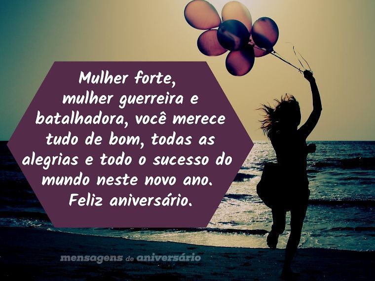 frases de aniversário para mulher especial