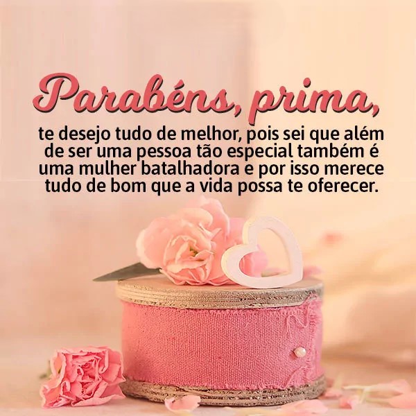 desejo de aniversário para prima