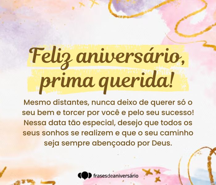 mensagem religiosa para prima