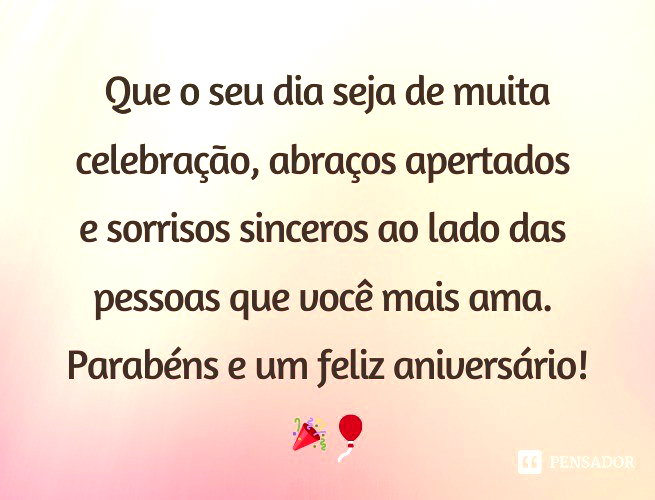 textos para aniversario com trilha sonora