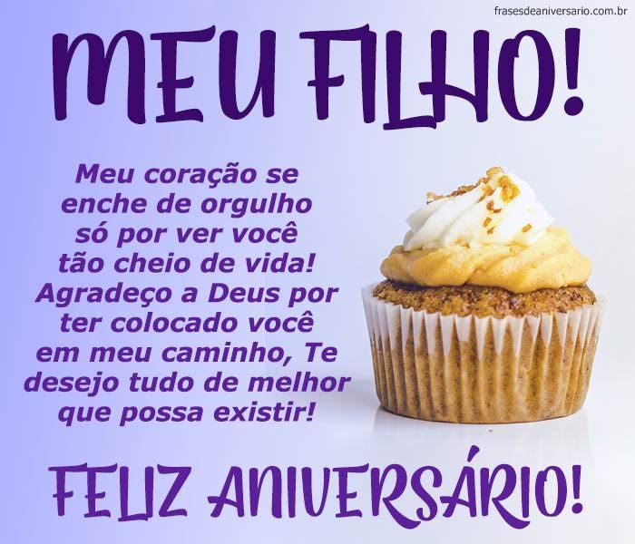 frases de aniversário para filho
