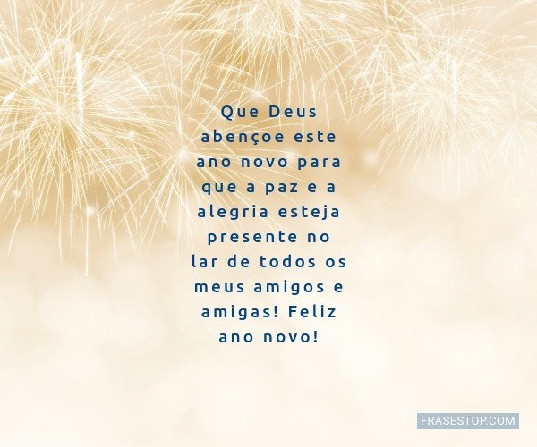 como desejar feliz ano novo para amigos
