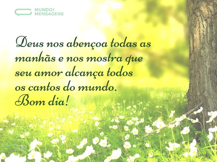 mensagem de bom dia abençoado