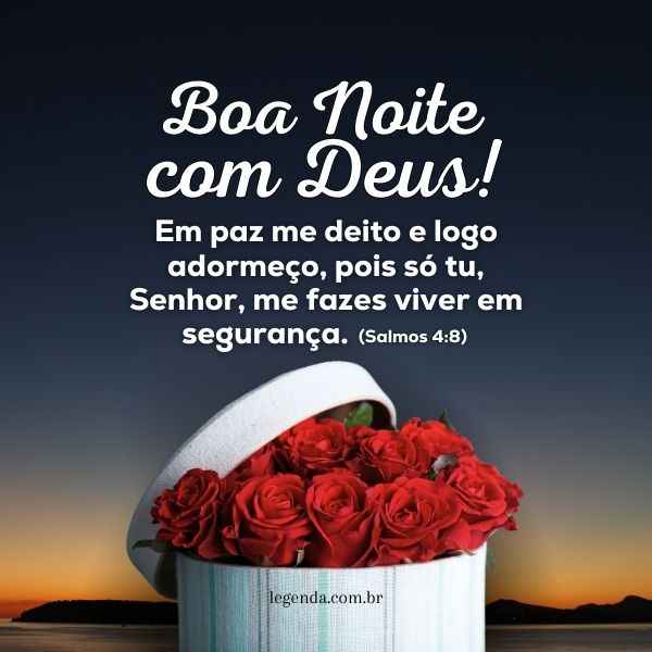 mensagens de boa noite com Deus