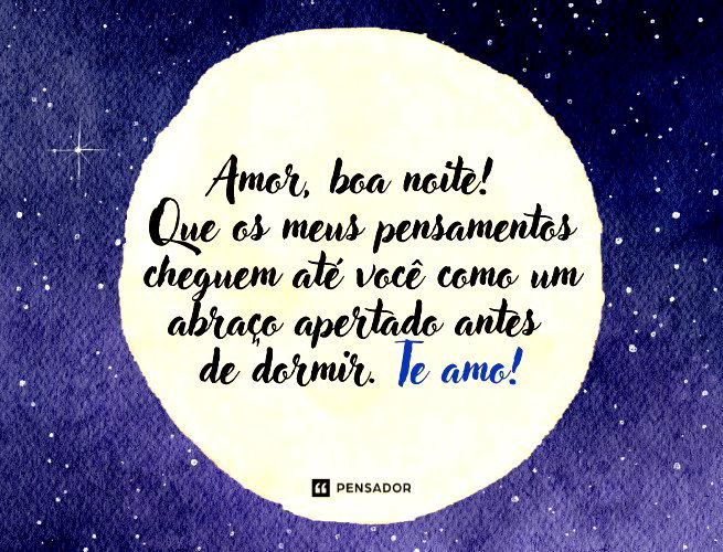 mensagens de boa noite para quem está longe