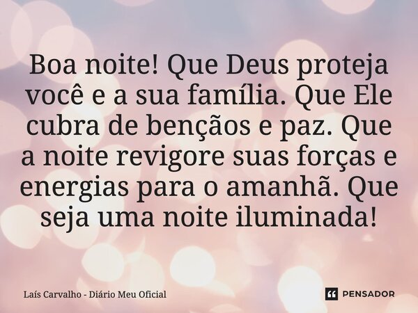 mensagens de esperança antes de dormir