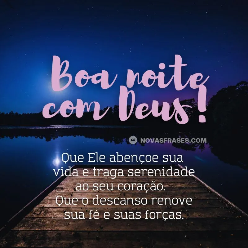 desejos de boa noite com bênçãos