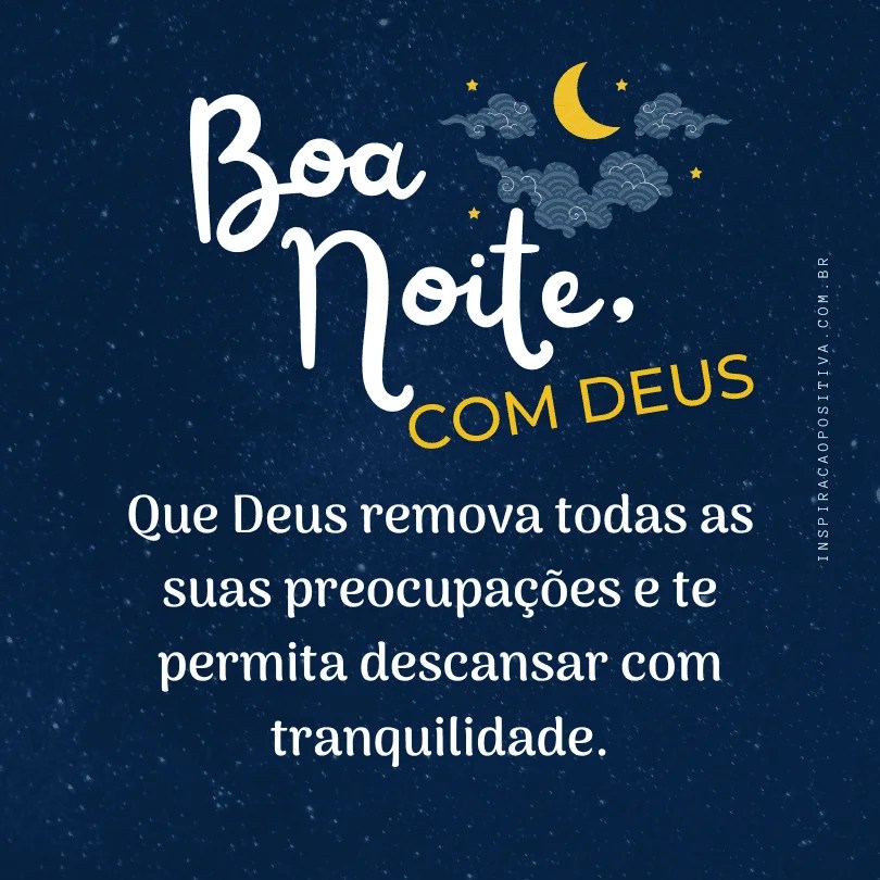 boa noite para amigos com Deus