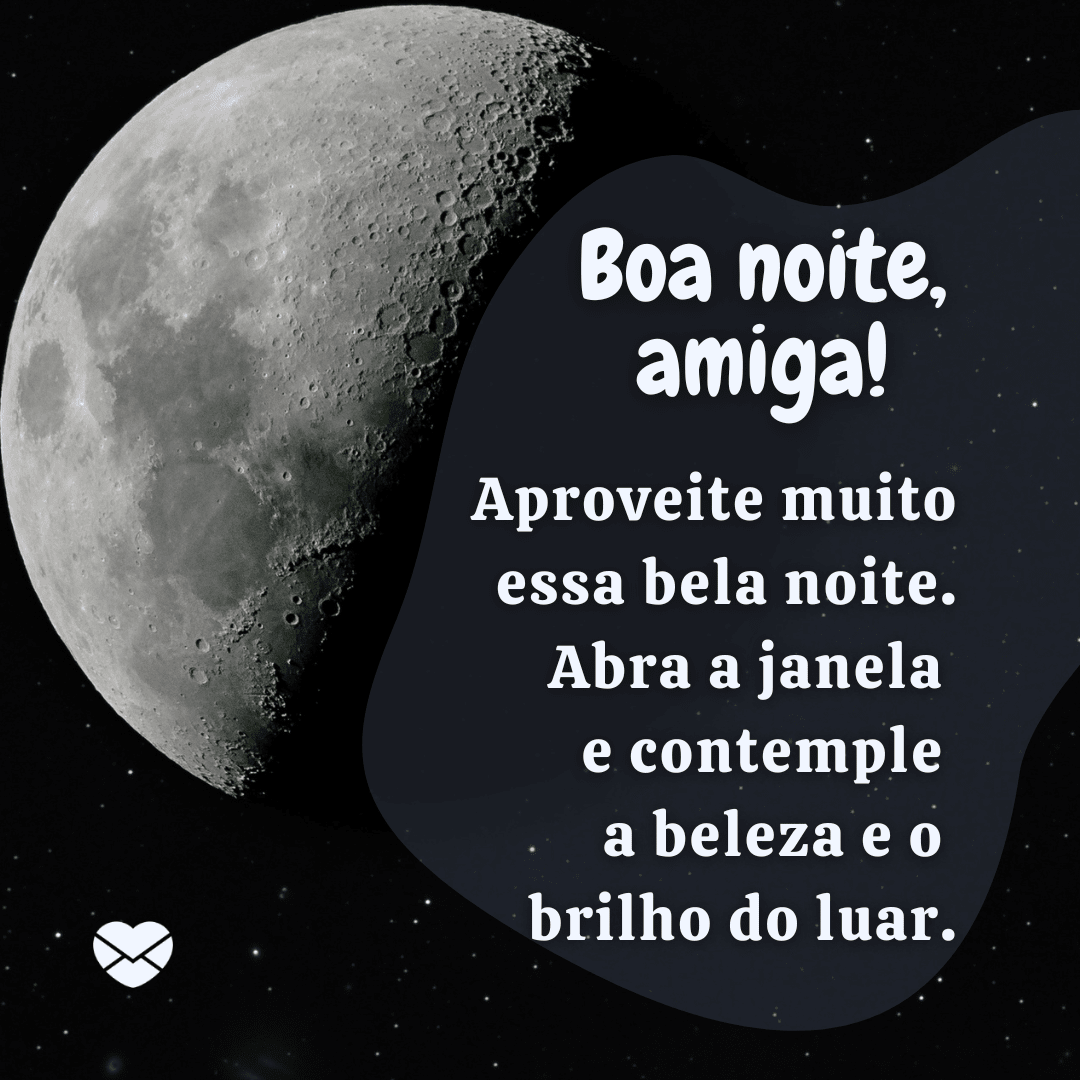 como mandar boa noite para amiga