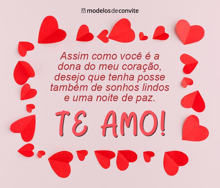 mensagem de boa noite romântica para namorado