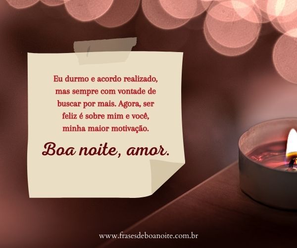 como mandar mensagem de boa noite para namorado