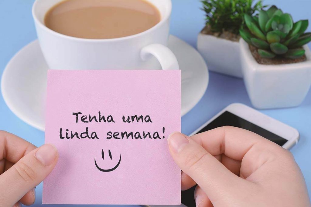 mensagens de carinho para o começo da semana