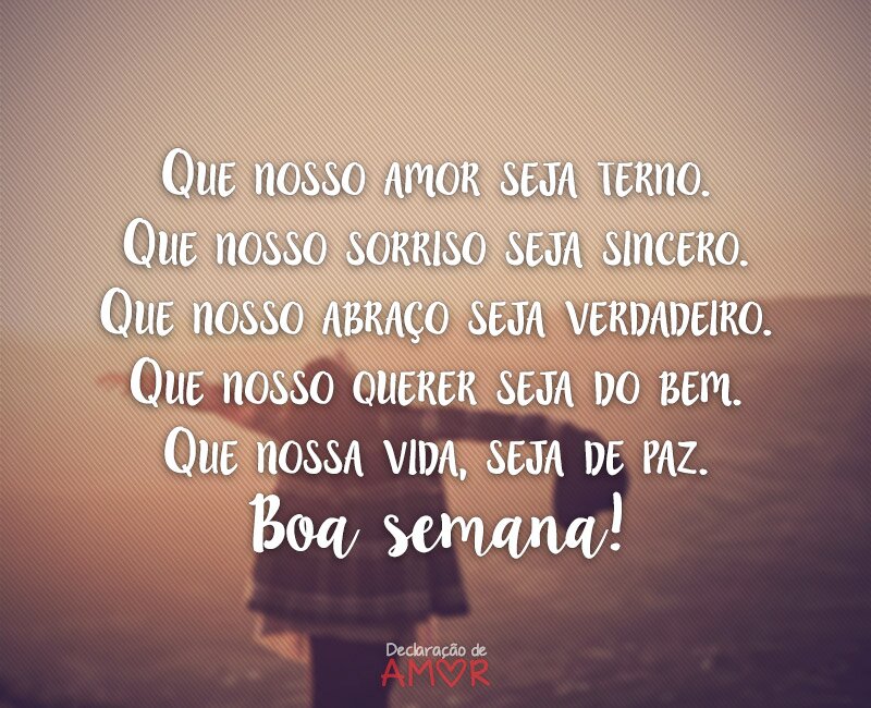 mensagens de boa semana para família