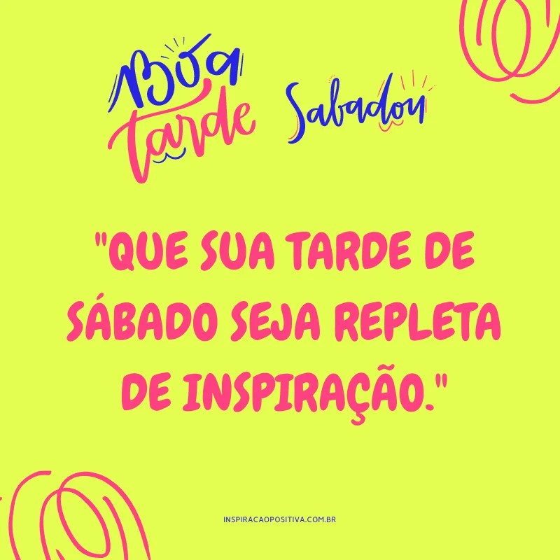 citações de sábado à tarde
