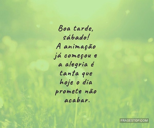 mensagens românticas de sábado