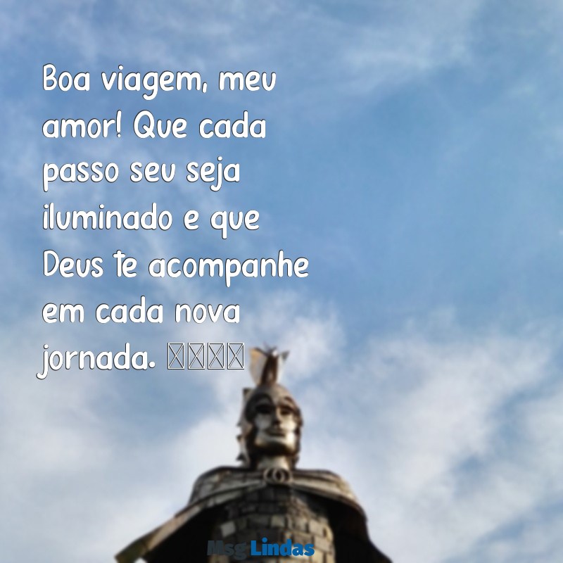 boa viagem em nome de jesus