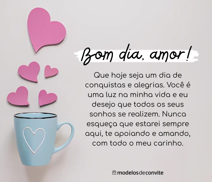 bom dia para o meu marido/esposa