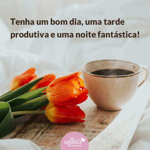 bom dia com palavras de carinho