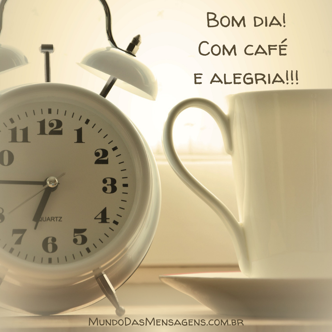 bom dia com café e oração