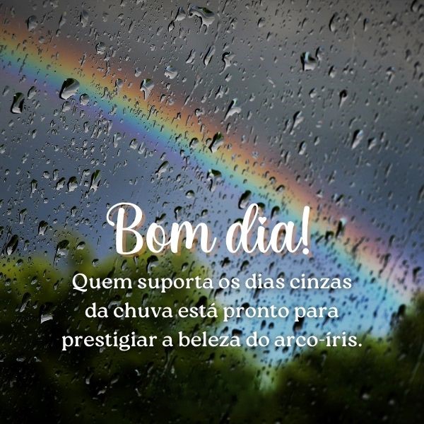 frases bom dia chuvoso