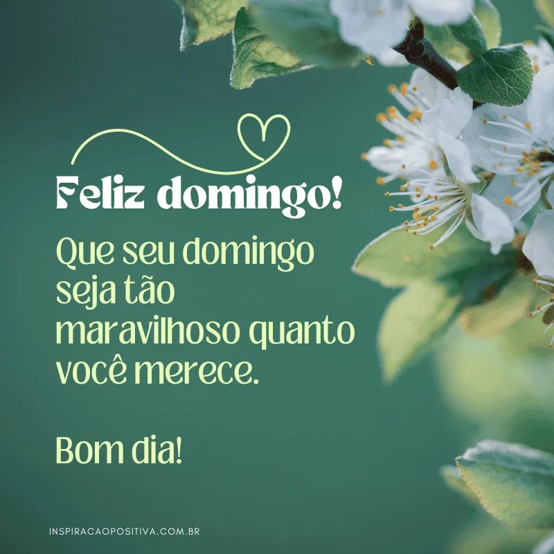 bom dia de domingo para família