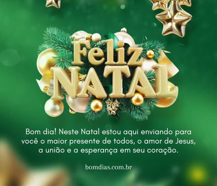 textos curtos de Feliz Natal