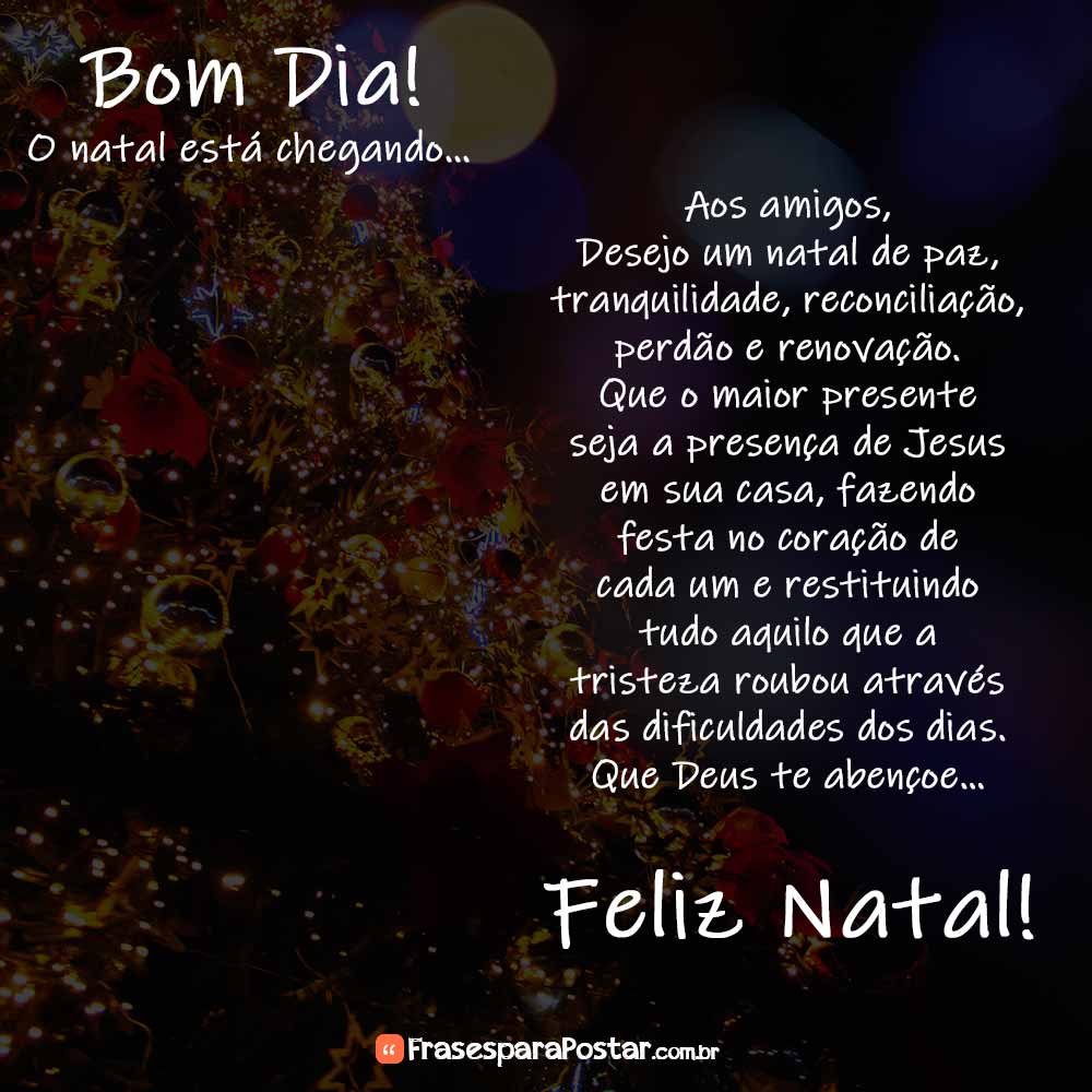 mensagens de Natal para WhatsApp