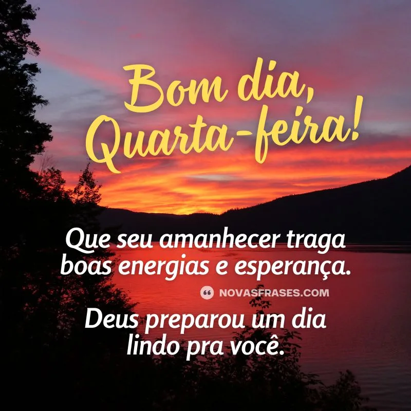 bom dia quarta-feira para trabalho