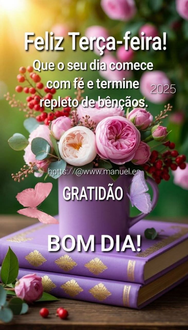 bom dia terça-feira com fé