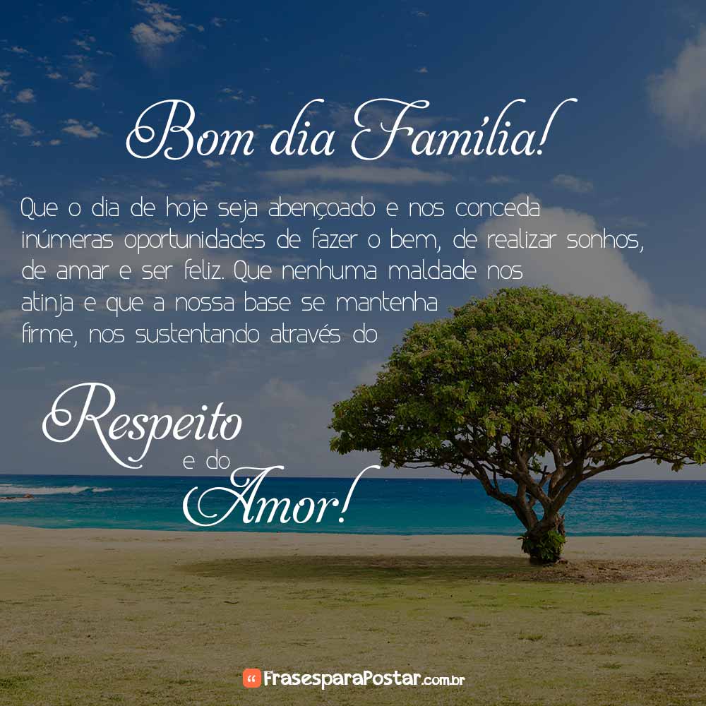 bom dia família união