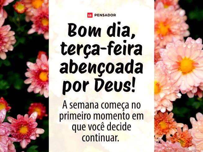 mensagem bom dia terça religiosa whatsapp