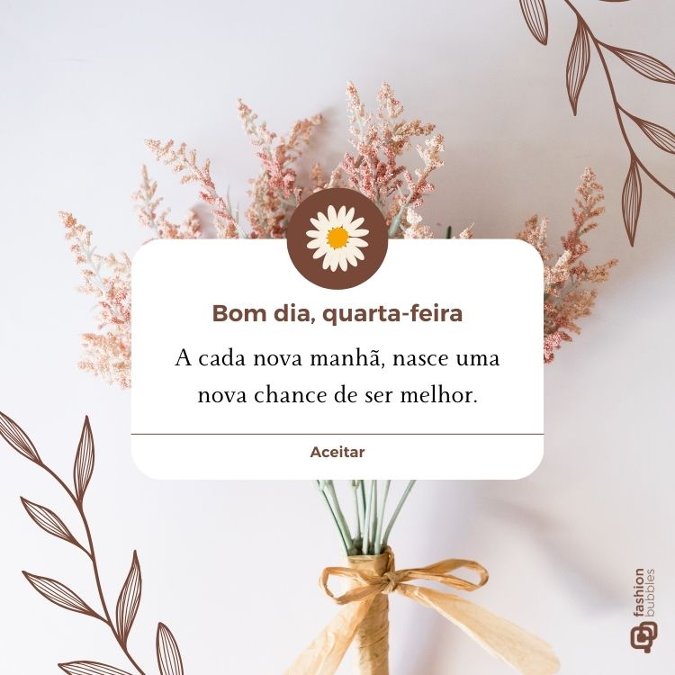 mensagem de fé para quarta-feira