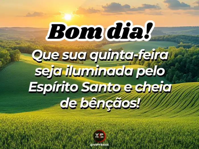 quinta-feira de bênçãos mensagem