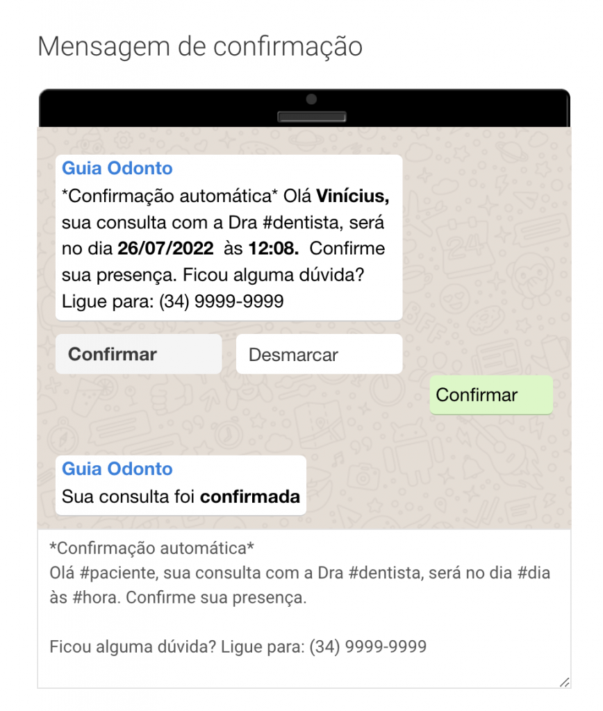 frase para RSVP festa